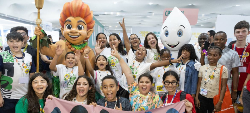 Дети заявят о себе прозвучало на конференции ООН по климату в Белене, Бразилия.