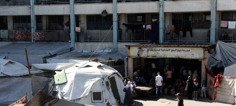 Начальная школа совместного обучения в Дейр-эль-Балахе, управляемая БАПОР.